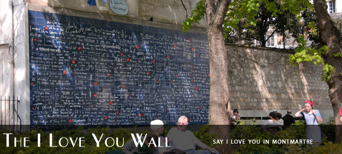 Love Wall in Montmartre